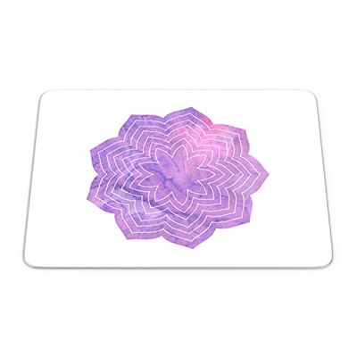 Bonamaison, Rechthoek Pop Art Digital bedrukte muismat, antislip onderkant, voor kantoor en thuis, grootte: 22x18 cm