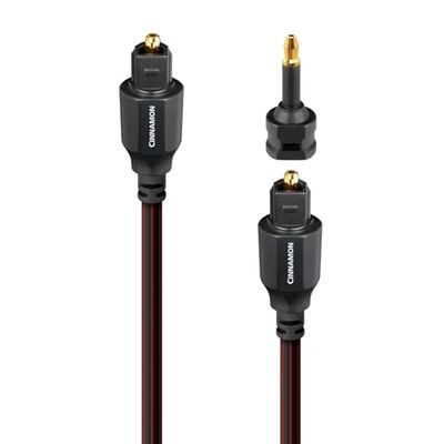 AudioQuest Cinnamon Optilink 3m cabo de áudio TOSLINK preto - cabos de áudio (TOSLINK, TOSLINK, 3 m, preto)