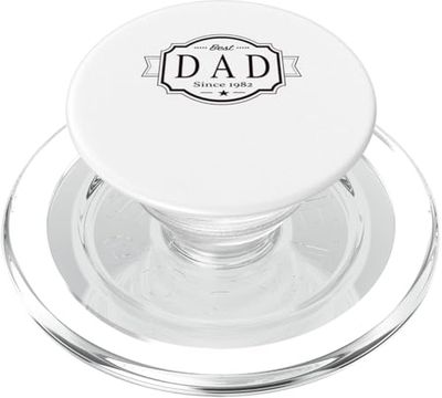 Mejor papá desde 1982 Papá nacido 1982 papá 1982 cumpleaños PopSockets PopGrip para MagSafe