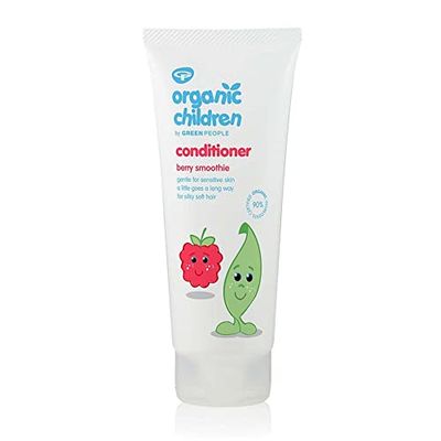 Green People Organic Children Berry Smoothie Conditioner 200ml | Natural & Organic Conditioner for Kids & Toddlers | Eczema-Friendly & Gentle on Sensitive Skin | SLS Free & Paraben Free | Vegan