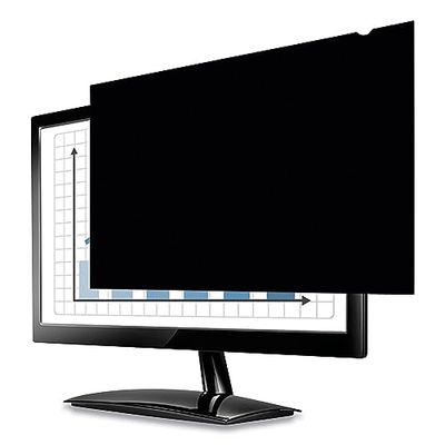 Fellowes PrivaScreen Anti-reflexbehandlad svart sekretessfilter och skärmskydd för skärm/dator, 21,5 tum 16:9 widescreen – enkelt att fästa och ta bort med snabbflikar