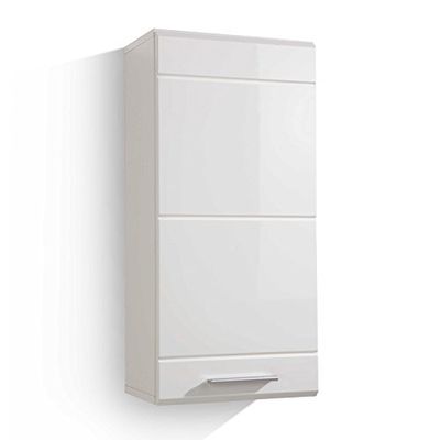 Trendteam 1280-501-01 Armário suspenso mezzo, 37 x 77 x 23 cm, em branco decorativo