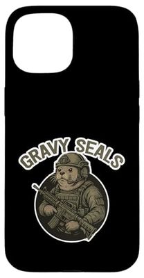 Gravy Seals Parody Animal Design Case for iPhone 15