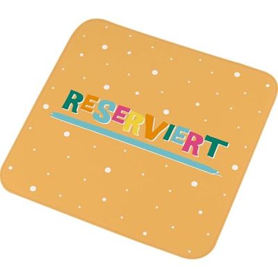 GRUSS & CO 74380 Magic Towel with Reserved Motif, Small Hand Towel, Guest Towel, Pressed Shape, 30 cm x 30 cm, Cotton, Gift, Funny Surprise