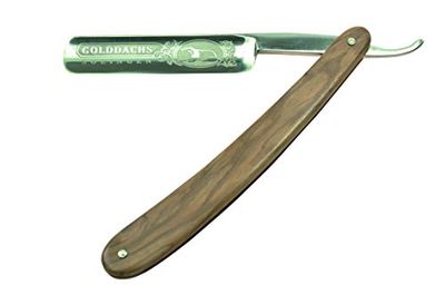 Golddachs – Coltello con oro Bassotto – Logo, manico in legno di ulivo, 1 pezzi