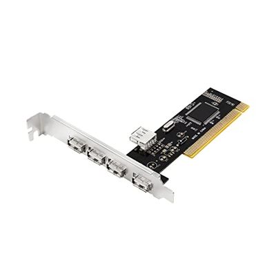 LogiLink PC0028 Cartão PCI (USB 2.0/4 + 1 port, 4 X externo + 1 x internal, via chip)