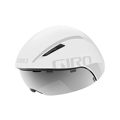 Giro Aerohead MIPS Capacete triplo, unissexo, branco/prateado, tamanho L / 59-63 cm