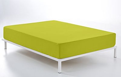 Bajera ajustable Color Pistacho Cama de 200 (28 cm wysokości) - 50% algodón / 50% poliester - 144 hilos Gramatura: 115