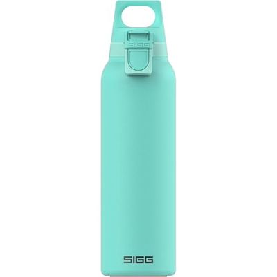 SIGG - Geïsoleerde drinkfles - Thermosfles Hot & Cold One Light Glacier - Met fruitfilter - Lekvrij - BPA-vrij - 18/8 roestvrij staal - Camping & Outdoor - Lichtblauw - 0,55L