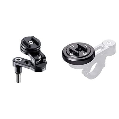 SP Connect 688037-00-1-Stck Supporto Barclamp PRO & 53135 Anti Modulo di Vibrazione, Nero