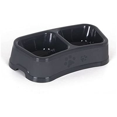 Mct Mascotas 63322 Medium Double Food Bowl 33 x 18 x 7,5 cm