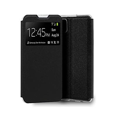Cool Flip Cover Cover fodral för Samsung A125 Galaxy A12 / M12 Vanligt Svart