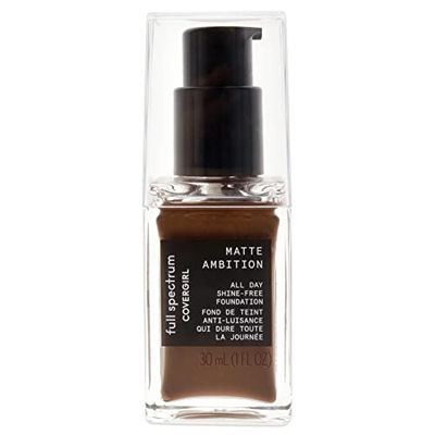 CoverGirl Matte Ambition All Day Liquid Foundation - 3 Deep Cool for Women 1 oz Foundation