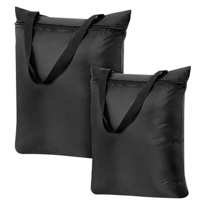 OTraki Dirty Laundry Reistassen, set van 2, waterdichte natte droge zak, zwemmen, natte kledingtas met handvat, herbruikbare hangende rits organizer opbergtas voor zwempak, sportschool, strandlaken