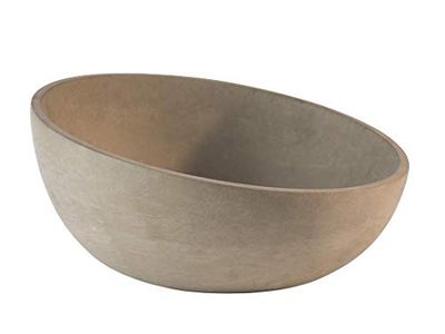 APS Bol Element - Bol de hormigón con parte inferior apta para muebles, Ø 29,5 cm, altura 8,5 ó 14,5 cm