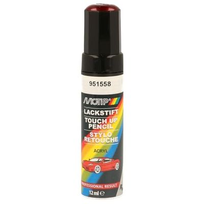 MOTIP Car Paint 12ml Touch Up Brush - Kompakt Red Metallic