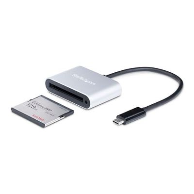 StarTech.com Leitor gravador USB 3.0 USB-C tipo C de cartões de memória flash fast alimentado por USB