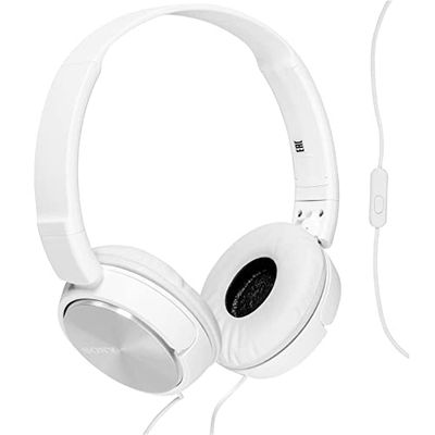 Sony MDR-ZX310APW Casque Pliable avec Microphone - Blanc