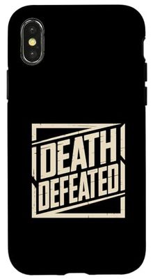 Death Defeated Christian Easter Resurrection Hope Case for iPhone X/XS