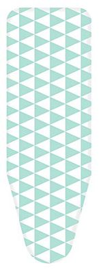 Colombo Capa de passar 124 x 46 cm, tamanho M, algodão, bandeira turquesa