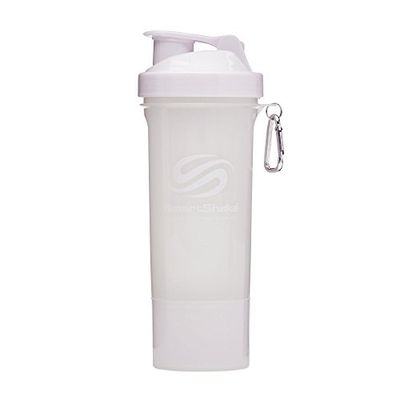 SmartShake Slim Series, White - 500 ML.