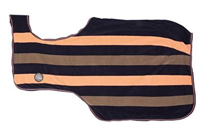 HKM Professional 4240 Couverture pour cheval Orange/sable/bleu marine 165