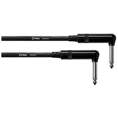 Cordial CFI 1,5 RR - Cavo jack da 6,35 mm, 1 connettore jack da 6,35 mm, 1,50 m, colore: Nero