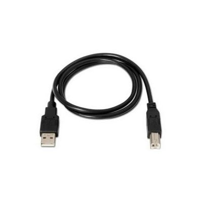 NanoCable 1 m USB 2.0 printerkabel A/M naar B/M – ideaal voor het snel en eenvoudig aansluiten van printers op computers.
