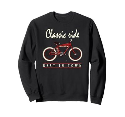 Bicicletta Vintage Classica Felpa