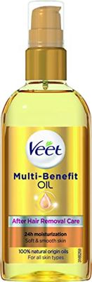 Veet Multi-Benefit Olja, 100 ml - 100% Naturliga oljor, Återfuktande effekt