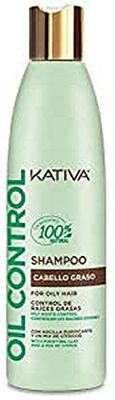 Kativa Oil Control champô cabelo oleoso 250 ml | controlo de raízes gordas, 48 horas de limpeza profunda, sem sulfatos, argila purificante e um mistura de citrinos