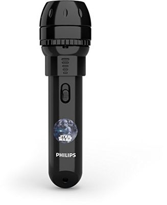Philips Disney Star Wars LED-ficklampa med projektor, svart