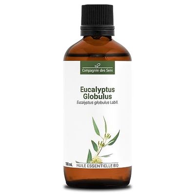 EUCALYPTUS GLOBULUS BIO - 100mL - Olio Essenziale di Qualità Premium - 100% Puro, Naturale, garantito ChromaCert® - Chemotipizzato & Integrale