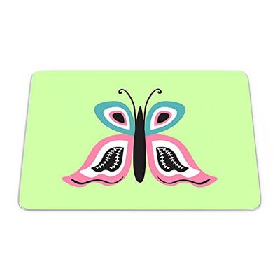 Bonamaison, Tapis de Souris Rectangle Imprimé Numériquement, Fond Antidérapant, pour Bureau et Maison, Taille: 22x18cm
