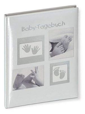 walther design dagboek wit met reliëf, Baby Little Foot TB-172