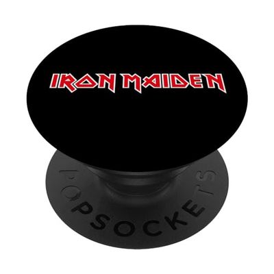 PopSockets Iron Maiden - Classic Logo PopGrip: Impugnatura per Telefoni Cellulari e Tablet Intercambiabile