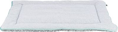 TRIXIE Cuccia morbida e accogliente per cani JUNIOR, rettangolare, 70 × 50 cm, grigio chiaro/menta per cuccioli – 38249