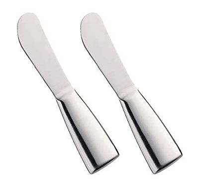 Cilio 299045 - Coltello da burro, opaco, set da 2 pezzi