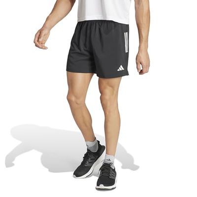 adidas Uomo Own The Run Shorts, Black, XXL 5 inch