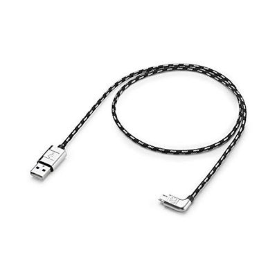 Volkswagen 000051446AF - Cavo di Ricarica ad Angolo da A a Micro USB, 70 cm