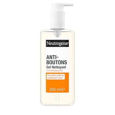 Neutrogena | Anti-finnar rengöringsgel (200 ml pumpflaska) - ansiktsrengöring med salicylsyra (2%)