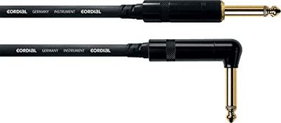CORDIAL CABLES Câble guitare jack droit/coudé 6 m CÂBLES INSTRUMENT Essentials Jack droit/coudé