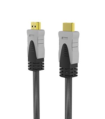 Inca Cavo HDMI 4K ad alta velocità Ethernet HDR Full UHD GOLD HDMI Versiyon 2.0 (1,8)