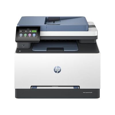 HP Color LaserJet Pro 3302fdw 499Q8F, Stampante Multifunzione A4, Stampa Fronte e Retro Automatico, 25 ppm B/N e a Colori, USB, Wi-Fi, Ethernet, Fax, Copia, Scansiona, ADF da 50 Fogli, HP Smart, Blu