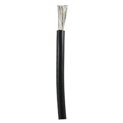 Ancor TINNED Copper WIRE 6AWG (13MM²) Black 25FT DAN-1028 Other, Multicolor, One Size