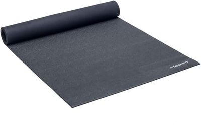 TechFit Esterilla Fitness Antideslizante Gruesa para Bicicleta Estática, Máquina Spinning, Cinta de Correr para Fitness, Esteras de Ejercicio en PVC Protectores de Suelo 173 x 61 x 0,6 cm