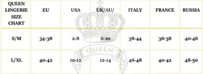 Queen Lingerie Mutandine di pizzo, 46-48, L-XL