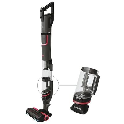 Hoover Aspiradora Escoba Sin Cable Potente con Corner Genie™ para Limpiar Todos los rincones, Cepillo Anti-Enredos, Luces LED [HFX]
