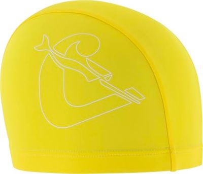 CRESSI Tago badmössa spandex, vuxen badmössa i spandex, gul/vit, en storlek