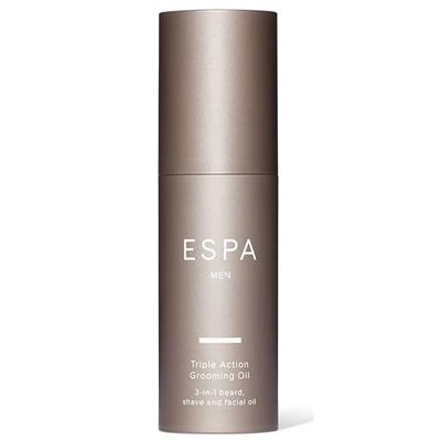 ESPA | Triple Action Grooming Oil | 30ml | 3-in-1 Shave, Beard, and Facial Oil